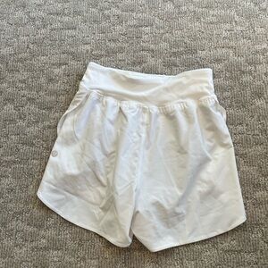 lululemon athletica White Athletic Shorts